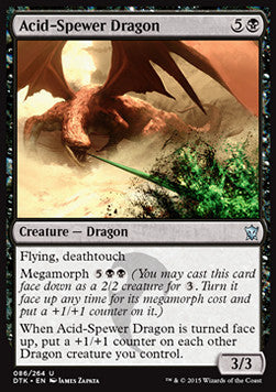 Acid-Spewer Dragon - Dragons of Tarkir (Uncommon) [DTK-86] Hauptbild