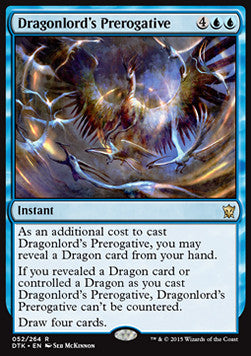 Dragonlord's Prerogative - Dragons of Tarkir (Rare) [DTK-52] Immagine principale del prodotto