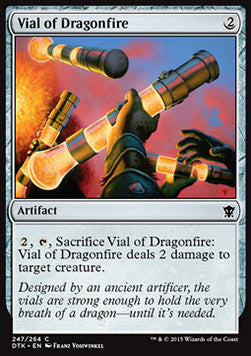 Vial of Dragonfire - Dragons of Tarkir (Common) [DTK-247] Immagine principale del prodotto