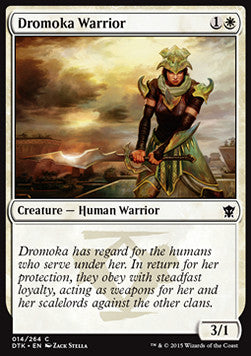 Dromoka Warrior - Dragons of Tarkir (Common) [DTK-14] Immagine principale del prodotto