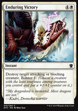 Enduring Victory - Dragons of Tarkir (Common) [DTK-16] Main image