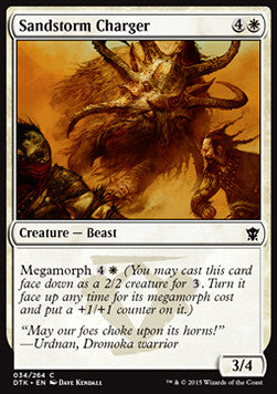 Sandstorm Charger - Dragons of Tarkir (Common) [DTK-34] Immagine principale del prodotto