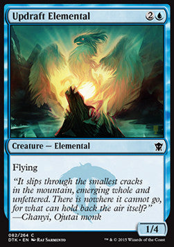 Updraft Elemental - Dragons of Tarkir (Common) [DTK-82] Hover Image