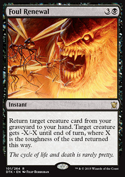 Foul Renewal - Dragons of Tarkir (Rare) [DTK-101] Hauptbild