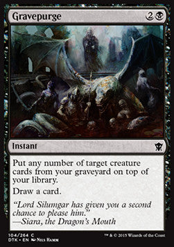 Gravepurge - Dragons of Tarkir (Common) [DTK-104] Hauptbild