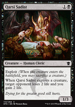 Qarsi Sadist - Dragons of Tarkir (Common) [DTK-113] Hoofdafbeelding