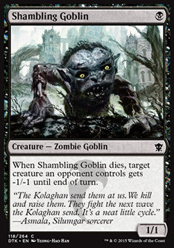 Shambling Goblin - Dragons of Tarkir (Common) [DTK-118] Immagine principale del prodotto