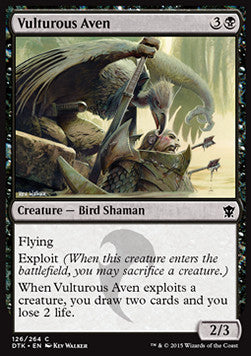 Vulturous Aven - Dragons of Tarkir (Common) [DTK-126] Immagine principale del prodotto