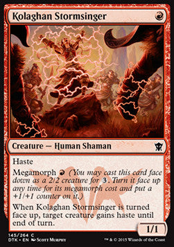 Kolaghan Stormsinger - Dragons of Tarkir (Common) [DTK-145]