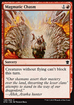 Magmatic Chasm - Dragons of Tarkir (Common) [DTK-148] Hover Image