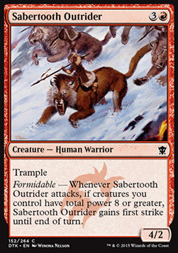 Sabertooth Outrider - Dragons of Tarkir (Common) [DTK-152] Main image