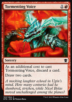 Tormenting Voice - Dragons of Tarkir (Common) [DTK-163] Immagine principale del prodotto