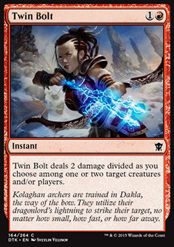 Twin Bolt - Dragons of Tarkir (Common) [DTK-164] Immagine principale del prodotto