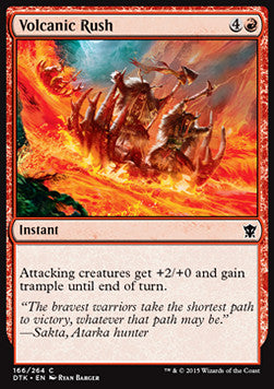 Volcanic Rush - Dragons of Tarkir (Common) [DTK-166] Hover Image