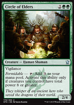 Circle of Elders - Dragons of Tarkir (Uncommon) [DTK-176] Hauptbild