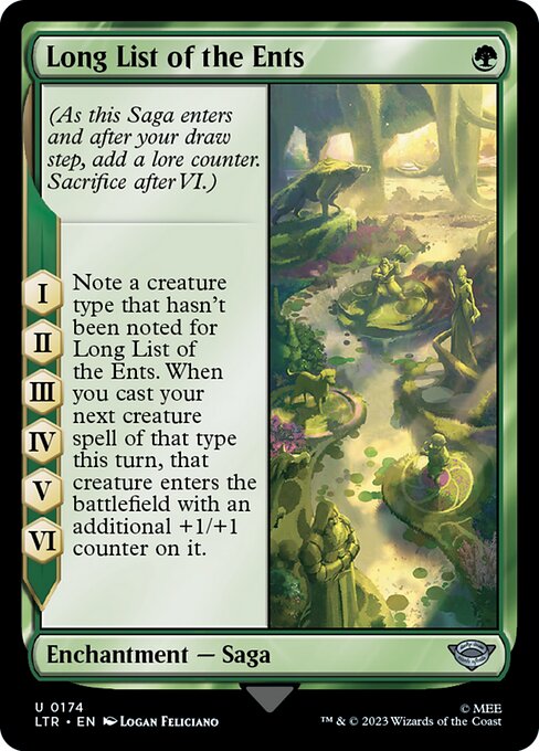 Long List of the Ents – The Lord of the Rings: Tales of Middle-earth (LTR-174) Magic: The Gathering card | LC-REM-20260804-15150949237068-27347256-2ac4-4b12-b288-0a8d578a1ff2