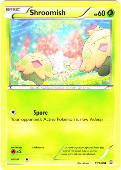 Shroomish - Primal Clash (Common) [PRC-15] Hover Image