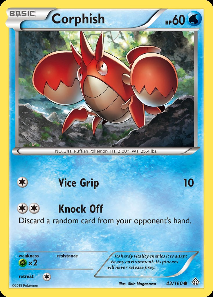 Corphish - Primal Clash (Common) [PRC-42] Image principale du produit