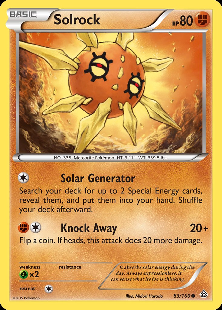 Solrock - Primal Clash (Common) [PRC-83] Image principale du produit