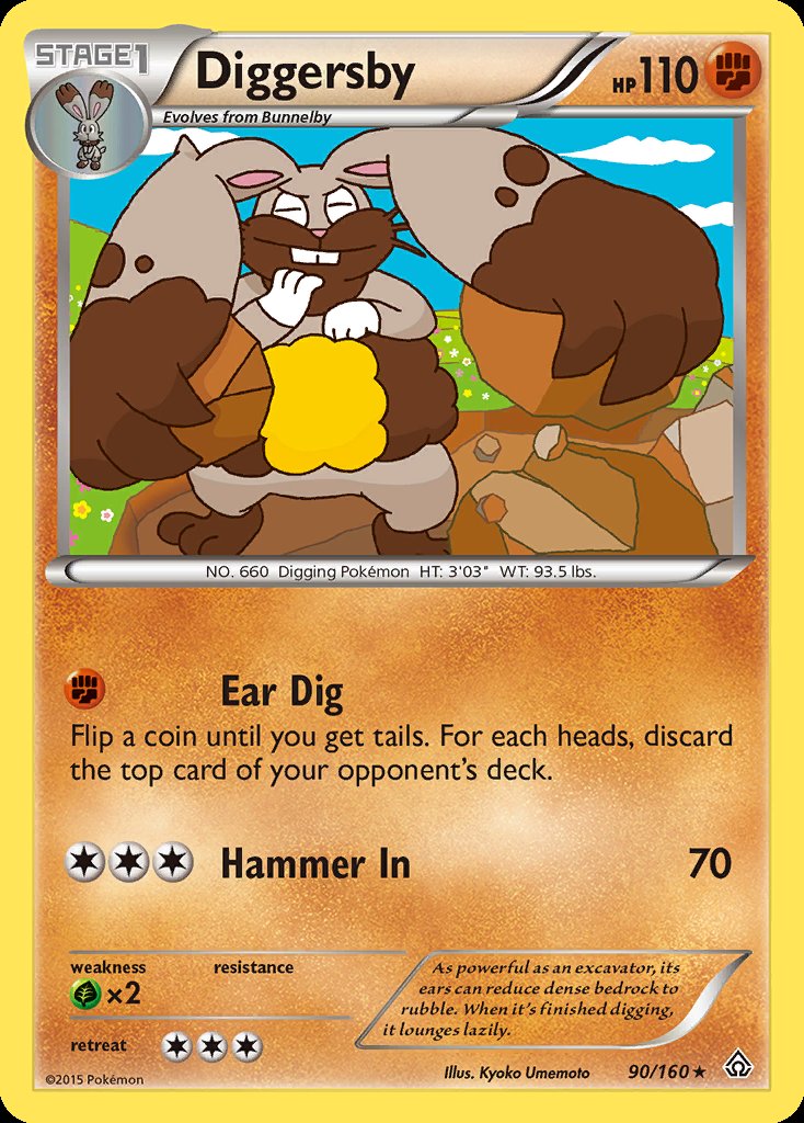 Diggersby - Primal Clash (Rare) [PRC-90] Image principale du produit