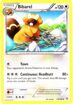 Bibarel - Primal Clash (Uncommon) [PRC-118] Hover Image