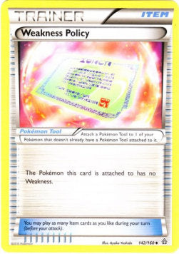 Weakness Policy - Primal Clash (Uncommon) [PRC-142] Immagine principale del prodotto