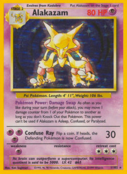 Alakazam - Base Set (Holo Rare) [BS-1] Immagine principale del prodotto