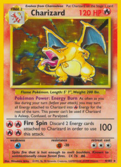 Charizard - Base Set (Holo Rare) [BS-4] Main image