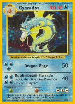 Gyarados - Base Set (Holo Rare) [BS-6] Immagine principale del prodotto