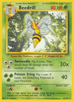 Beedrill - Base Set (Rare) [BS-17] Immagine principale del prodotto