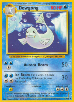 Dewgong - Base Set (Uncommon) [BS-25] Imagen principal del producto
