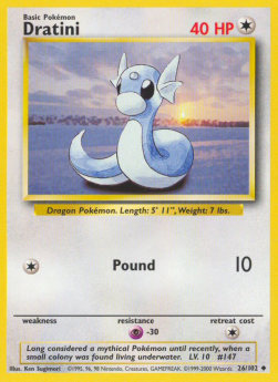 Dratini - Base Set (Uncommon) [BS-26] Imagen principal del producto