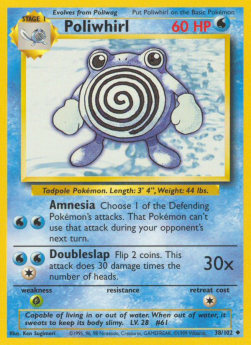 Poliwhirl - Base Set (Uncommon) [BS-38] Imagen principal del producto