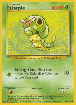 Caterpie - Base Set (Common) [BS-45] Immagine principale del prodotto
