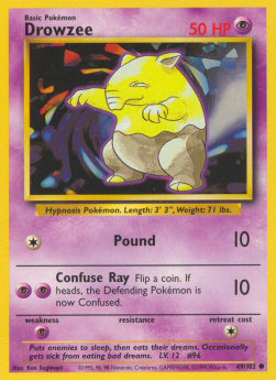 Drowzee - Base Set (Common) [BS-49] Immagine principale del prodotto