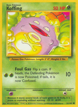 Koffing - Base Set (Common) [BS-51] Imagen principal del producto