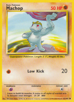 Machop - Base Set (Common) [BS-52] Imagen principal del producto