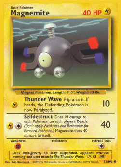 Magnemite - Base Set (Common) [BS-53] Immagine principale del prodotto
