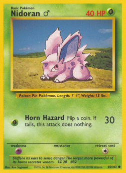 Nidoran - Base Set (Common) [BS-55] Immagine principale del prodotto
