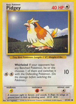 Pidgey - Base Set (Common) [BS-57] Main image