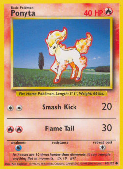 Ponyta - Base Set (Common) [BS-60] Immagine principale del prodotto