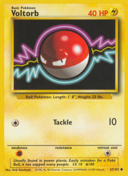 Voltorb - Base Set (Common) [BS-67] Immagine principale del prodotto