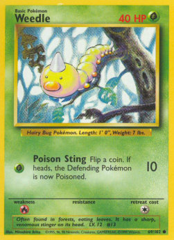 Weedle - Base Set (Common) [BS-69] Imagen principal del producto