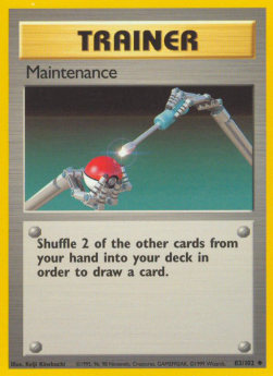 Maintenance - Base Set (Uncommon) [BS-83] Imagen principal del producto