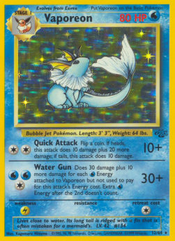 Vaporeon - Jungle (Holo Rare) [JU-12] Hover Image