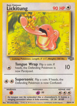 Lickitung - Jungle (Uncommon) [JU-38] Hover Image