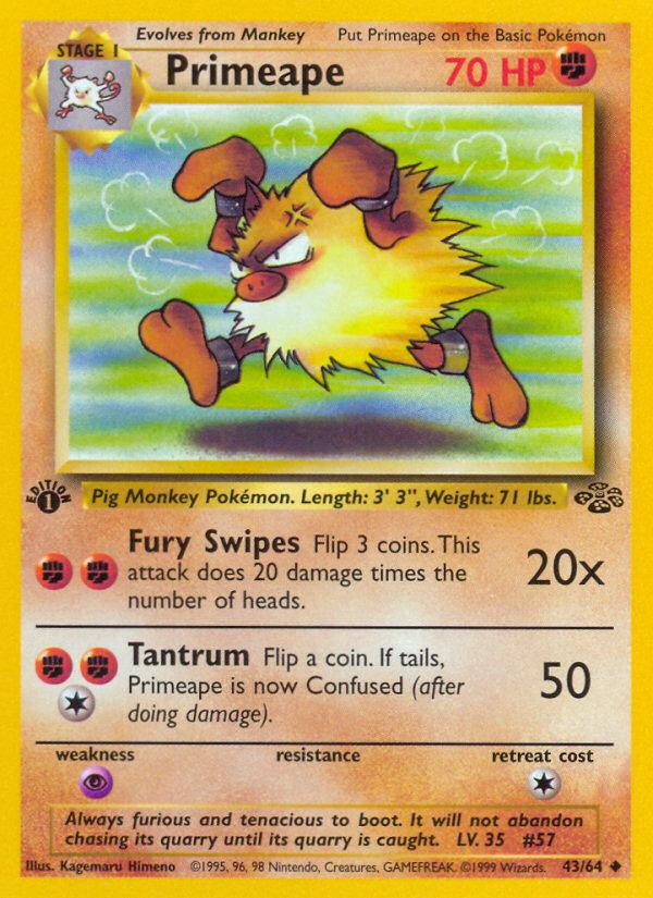Primeape - Jungle (Uncommon) [JU-43] Imagen principal del producto