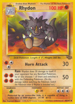 Rhydon - Jungle (Uncommon) [JU-45] Imagen principal del producto