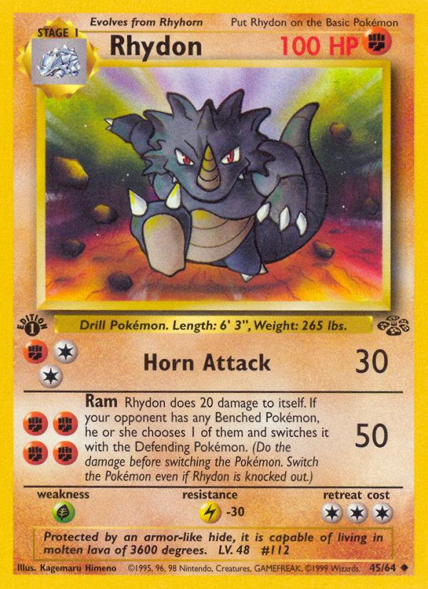 Rhydon - Jungle (Uncommon) [JU-45] Main image