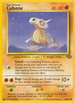 Cubone - Jungle (Common) [JU-50] Immagine principale del prodotto
